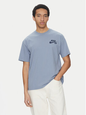 Nike Nike Тишърт DC7817 493 Син Regular Fit