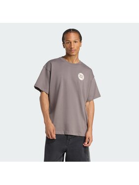 adidas adidas T-Shirt 156501 Brązowy Oversize