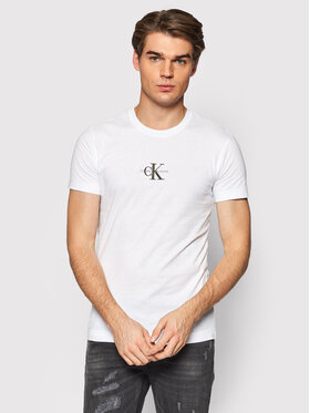 Calvin Klein Jeans Calvin Klein Jeans T-shirt J30J317092 Bijela Slim Fit