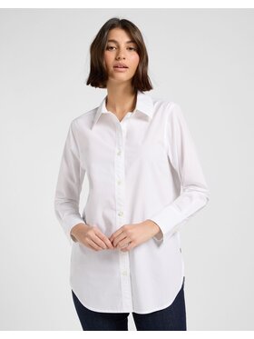 Lee Lee Koszula CLASSIC SHIRT Biały Regular Fit