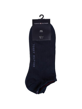 Tommy Hilfiger Tommy Hilfiger 2 pár unsiex bokazokni 342023001 Sötétkék