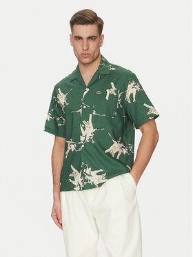 Lacoste Lacoste Cămașă CH0113 Verde Relaxed Fit