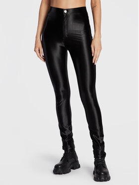Glamorous Glamorous Spodnie materiałowe YH2505 Czarny Slim Fit