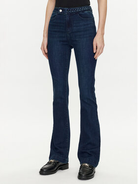 Morgan Morgan Jeansy 222-PKELY Granatowy Straight Fit