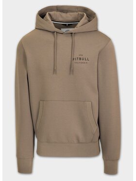 PITBULL PITBULL Bluza męska z kapturem SAMPSON 3XL Beżowy Regular Fit