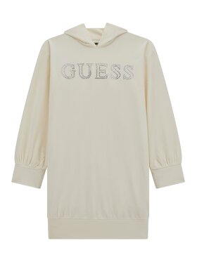 Guess Kids Guess Kids Sukienka 168421 Biały Classic Fit