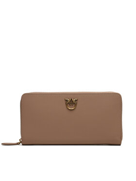 PINKO Pinko Duży Portfel Damski Ryder Zip Around . AI 23-24 PCPL 100250 A0F1 Brązowy