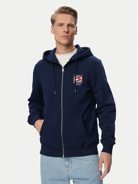 Tommy Hilfiger Tommy Hilfiger Mikina MW0MW43382 Tmavomodrá Regular Fit