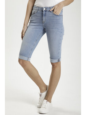 Cross Jeans Cross Jeans Szorty jeansowe P 457-033 Niebieski Slim Fit