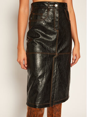 MSGM MSGM Farmer szoknya 2941MDD22 207670 Fekete Regular Fit