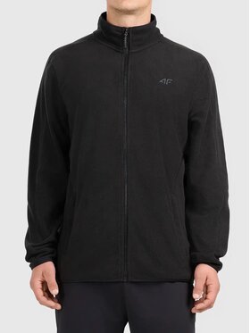 4F 4F Felpa di pile 4FWMM00TFLEM489-20S Nero Basic Fit