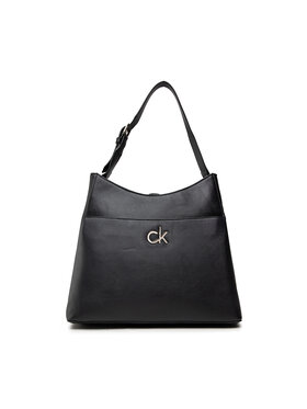 Calvin Klein Calvin Klein Kabelka Re-Lock Hobo Md K60K608412 Čierna