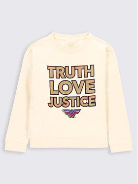 Coccodrillo Coccodrillo Sweatshirt WONDER WOMAN ZC2132102LIG Beige Regular Fit