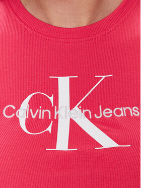 Calvin Klein Jeans Top J20J221521 Ružičasta Slim Fit