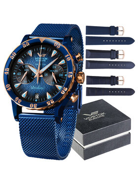 Vostok Europe Vostok Europe Zegarek VK64-515E628B1 Niebieski