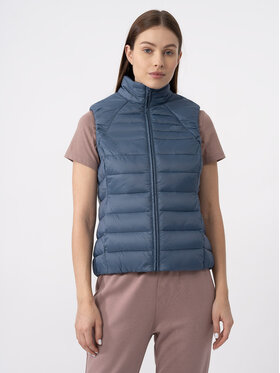 4F 4F Ujjatlan 4FAW23TVESF072 Kék Slim Fit