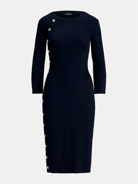 LAUREN RALPH LAUREN Lauren Ralph Lauren Kleid für den Alltag 250940561001 Dunkelblau Slim Fit
