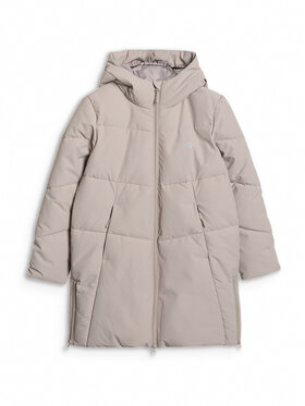 4F 4F Płaszcz zimowy OUTERWEAR Beżowy Regular Fit