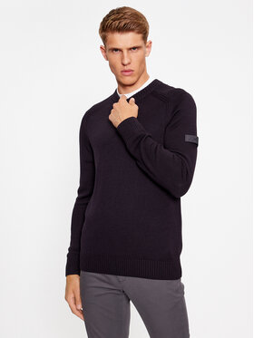 JOOP! JOOP! Sweter 30037695 Granatowy Modern Fit
