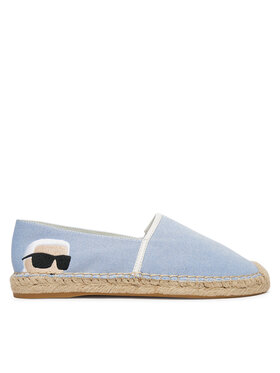 KARL LAGERFELD KARL LAGERFELD Espadrile Kamini KL80111G Svetlo modra