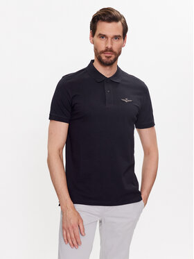 Aeronautica Militare Aeronautica Militare Polo 231PO1430P178 Granatowy Slim Fit