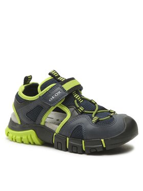 Geox Sandali J Sandal Dynomix Boy J35GHA014MEC0749 S Mornarsko Modra