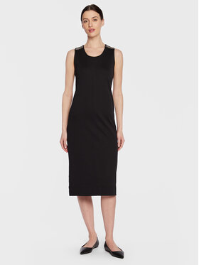 Fabiana Filippi Fabiana Filippi Sukienka letnia ABD273W180 Czarny Regular Fit