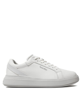 Calvin Klein Calvin Klein Sneakersy Low Top Lace Up W/ Stripe HM0HM01494 Biały