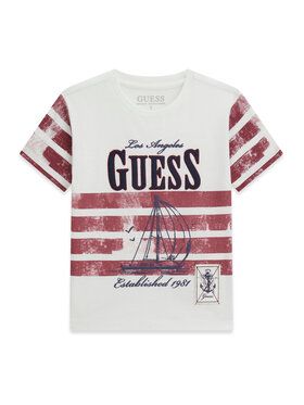 Guess Guess Póló N6RI15 K6XN1 Fehér Regular Fit
