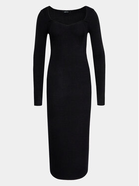 Gina Tricot Gina Tricot Strickkleid 20522 Schwarz Slim Fit