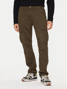 Alpha Industries Alpha Industries Bavlnené nohavice Agent 158205 Zelená Regular Fit