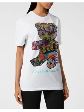 PHILIPP PLEIN PHILIPP PLEIN T-shirt 15413 Bianco Over Fit
