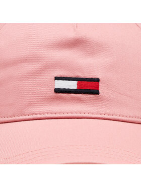 Tommy Jeans Kapa S šiltom Tjw Elongated Flag 5 Panels Cap AW0AW15842 Roza