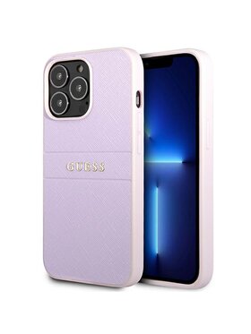 Guess Guess Etui na telefon iPhone 13 Pro Fioletowy