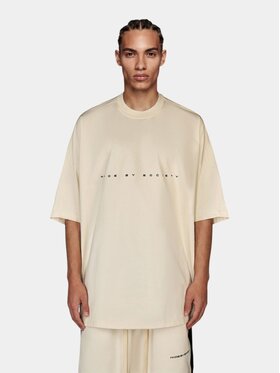 MADE BY SOCIETY MADE BY SOCIETY T-Shirt Tricou CULTURE SHIFT - T17382 Biały Basic Fit