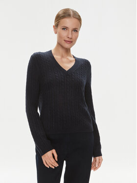 Tommy Hilfiger Tommy Hilfiger Sweater WW0WW39887 Sötétkék Regular Fit