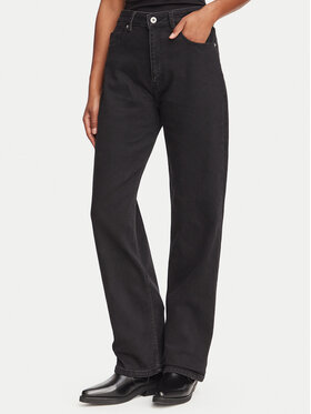 HUGO HUGO Jeansy Elyah 50520606 Černá Straight Fit