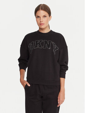 DKNY Sport DKNY Sport Pulóver DP5T1462 Fekete Regular Fit