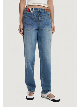 Desigual Desigual Jeansy DENIM_CLOE Niebieski Baggy Fit
