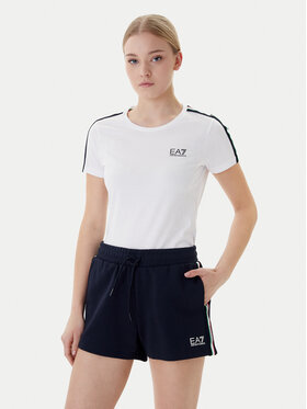 EA7 Emporio Armani EA7 Emporio Armani Футболка 7W001220 AF12503 U0002 Білий Regular Fit