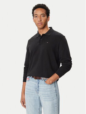 Tommy Jeans Tommy Jeans Polo majica DM0DM23630 Črna Regular Fit