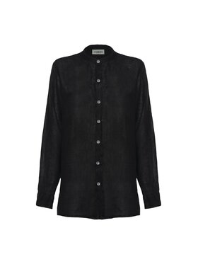 ACANFORA ACANFORA Koszula 2148-NERO Czarny Regular Fit