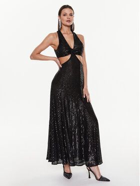 Pinko Pinko Večerna obleka Attratto 100929 A0MG Črna Regular Fit