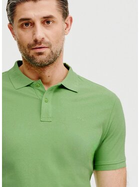 Pako Lorente Pako Lorente Polo P25SF-TX-003 Zielony Classic Fit