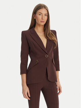 Elisabetta Franchi Elisabetta Franchi Sako GI-215-61E2-V590 Hnedá Regular Fit