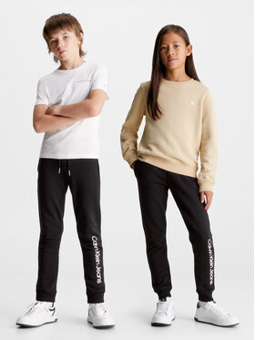 Calvin Klein Jeans Calvin Klein Jeans Pantaloni da tuta Logo IU0IU00604 Nero Regular Fit