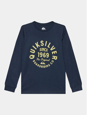 Quiksilver Quiksilver Blúzka Circlescriptfro Tees EQBZT04668 Tmavomodrá Regular Fit