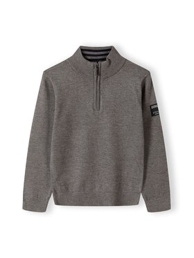 minoti minoti Sweter 27KNIT65 Szary Regular Fit