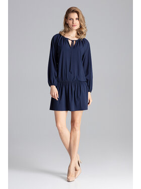 FIGL FIGL Šaty M661 Tmavomodrá Regular Fit