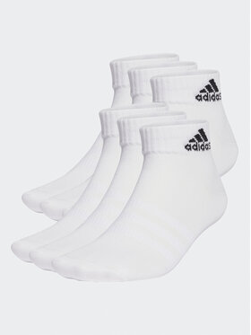 adidas adidas Κάλτσες Κοντές Unisex Thin and Light Sportswear Ankle Socks 6 Pairs HT3430 Λευκό